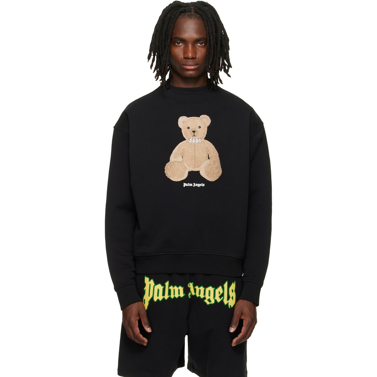 Palm Angels Black Bear Sweatshirt