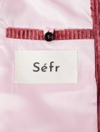 Séfr - Insight Corduroy Suit Jacket - Red