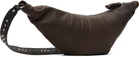 LEMAIRE Brown Western Studs Medium Croissant Bag