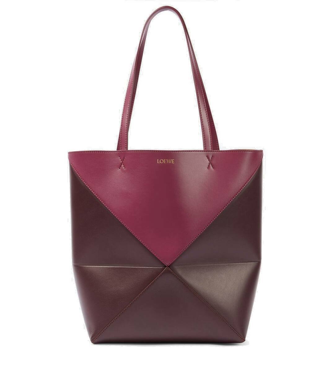 Loewe Puzzle Fold leather tote bag Loewe