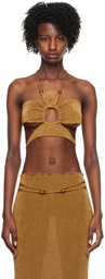 TYRELL SSENSE Exclusive Brown Tank Top