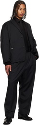 Comme des Garçons Homme Deux Black Basket Silk Tie