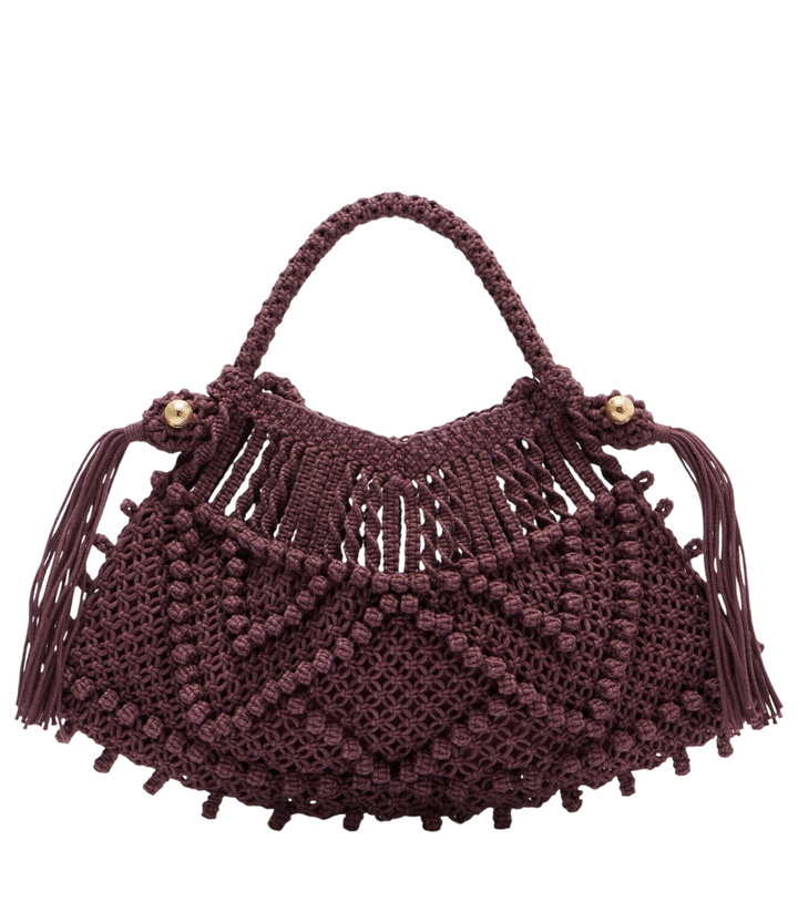 Photo: Alémais Macrame Small top-handle bag