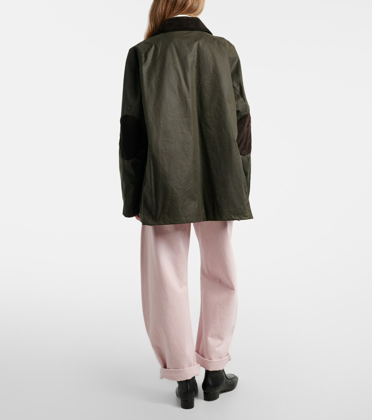Frame Bubble barrel-leg jeans