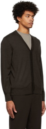 Theory Brown Wool Cardigan