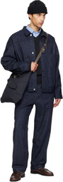 nanamica Navy Shoulder Bag Tote