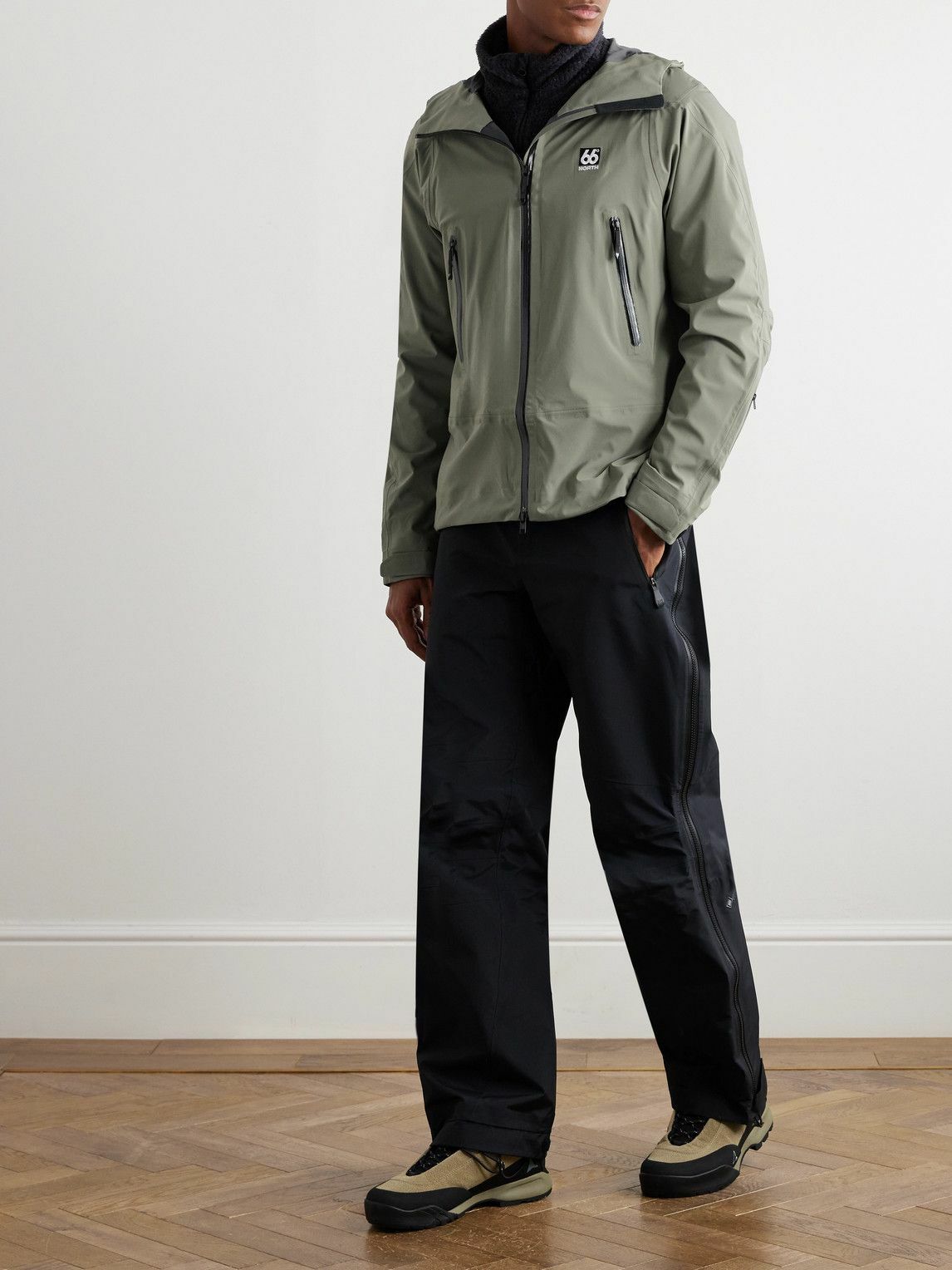 66 North - Snaefell Polartec® Neoshell® Hooded Jacket - Green