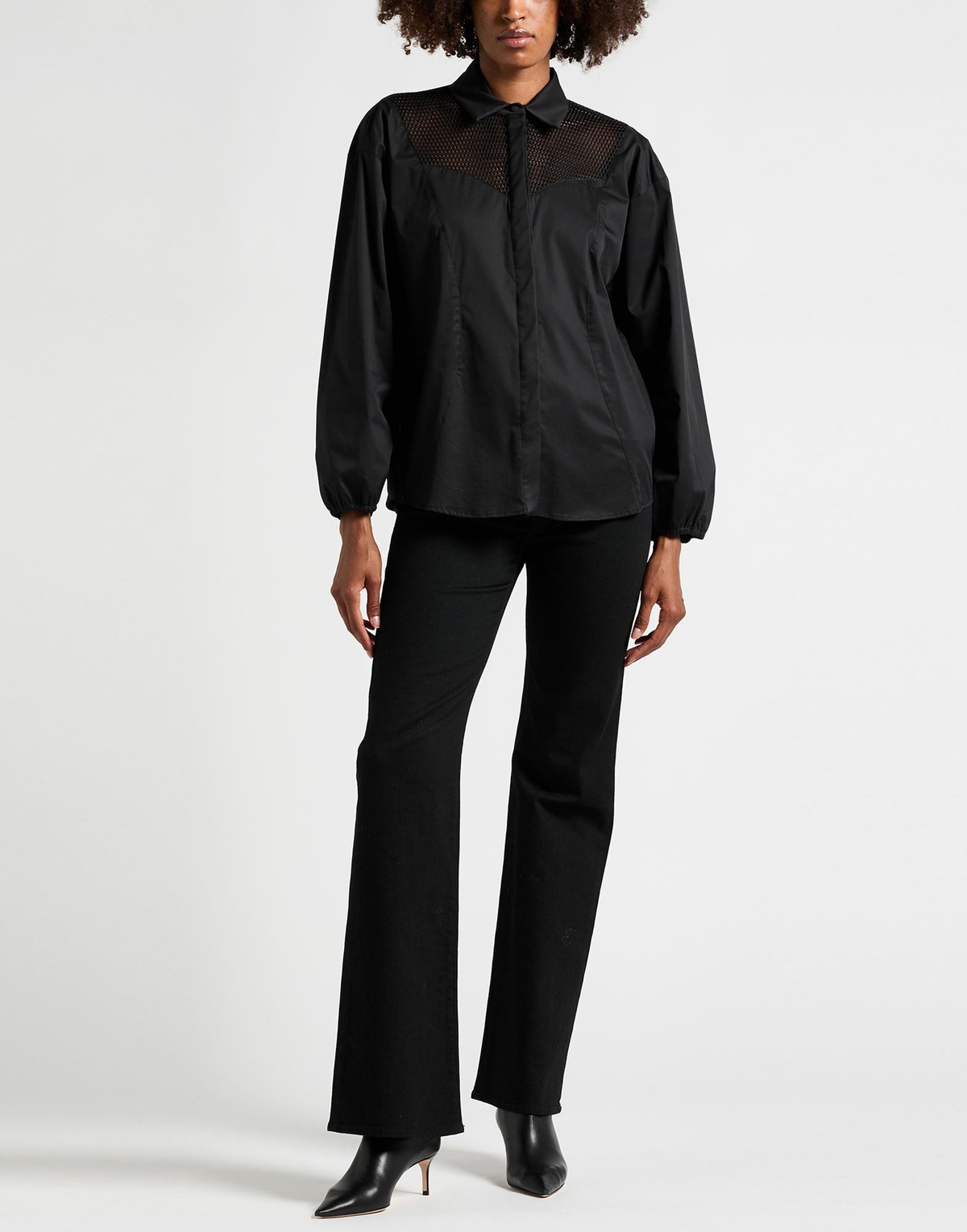 Jijil Womens Shirt in Black