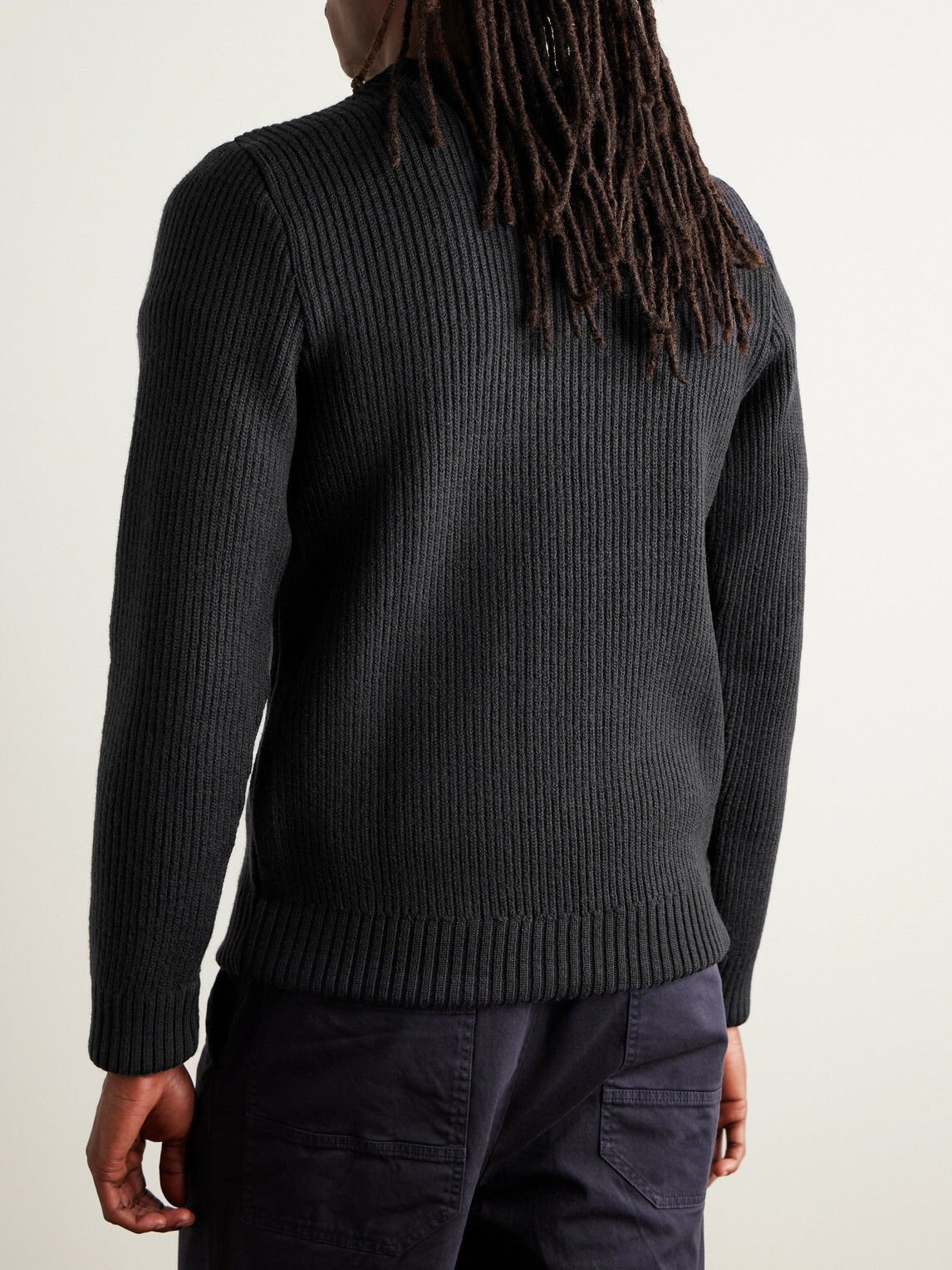 S.N.S. Herning - Felt-0 Ribbed Virgin Wool Sweater - Gray
