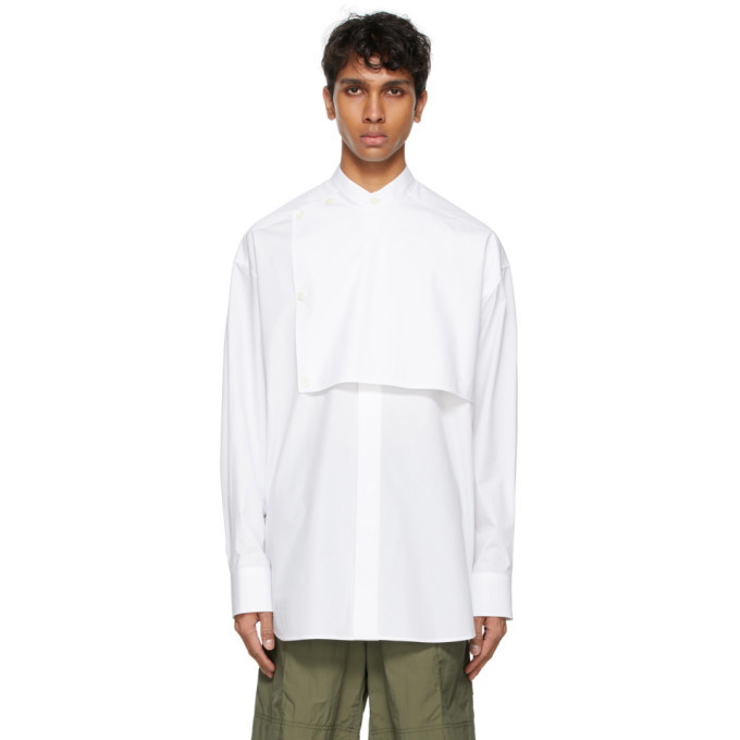 Photo: Valentino White Front Plastron Shirt