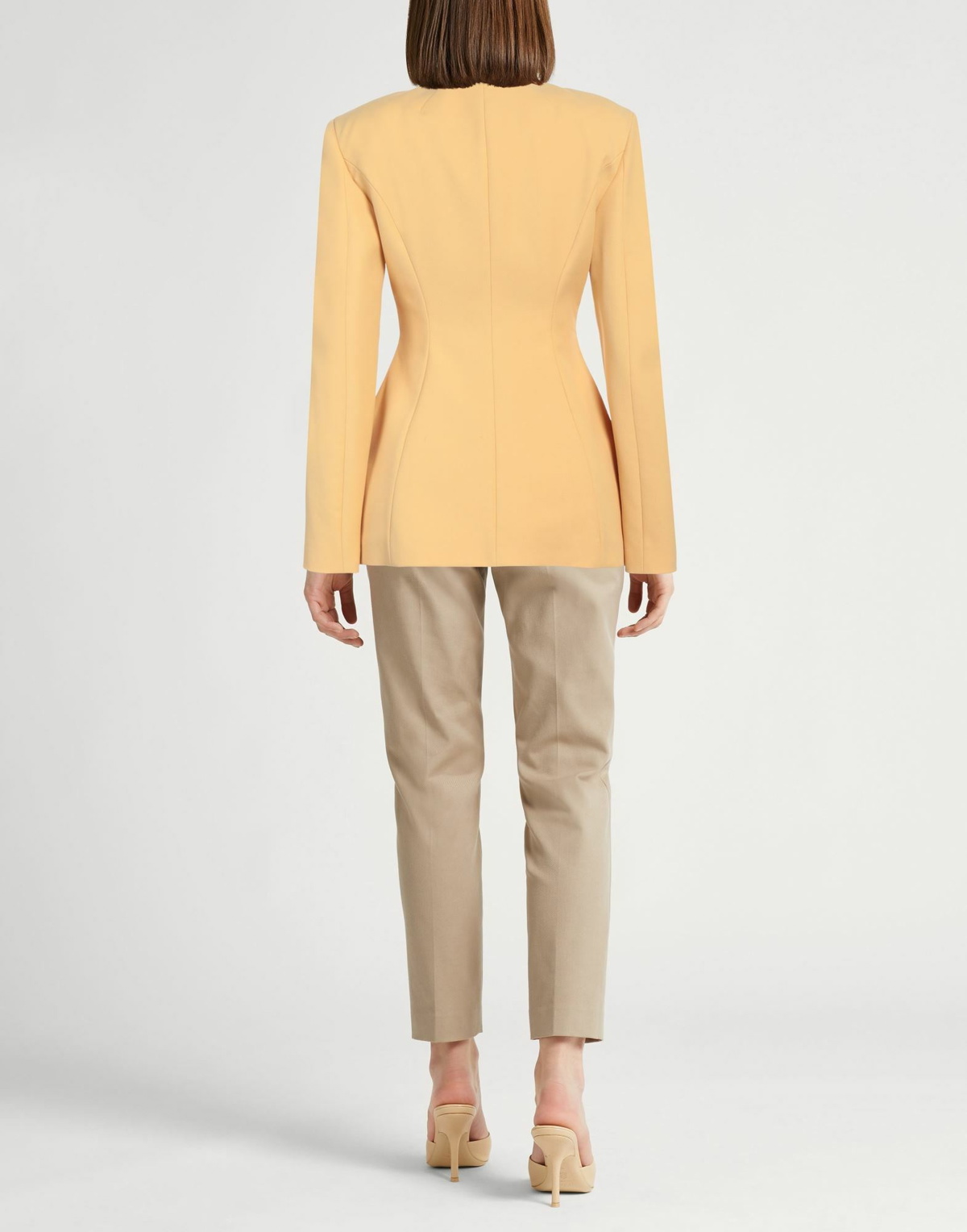 Erika Cavallini Womens Blazer Mustard