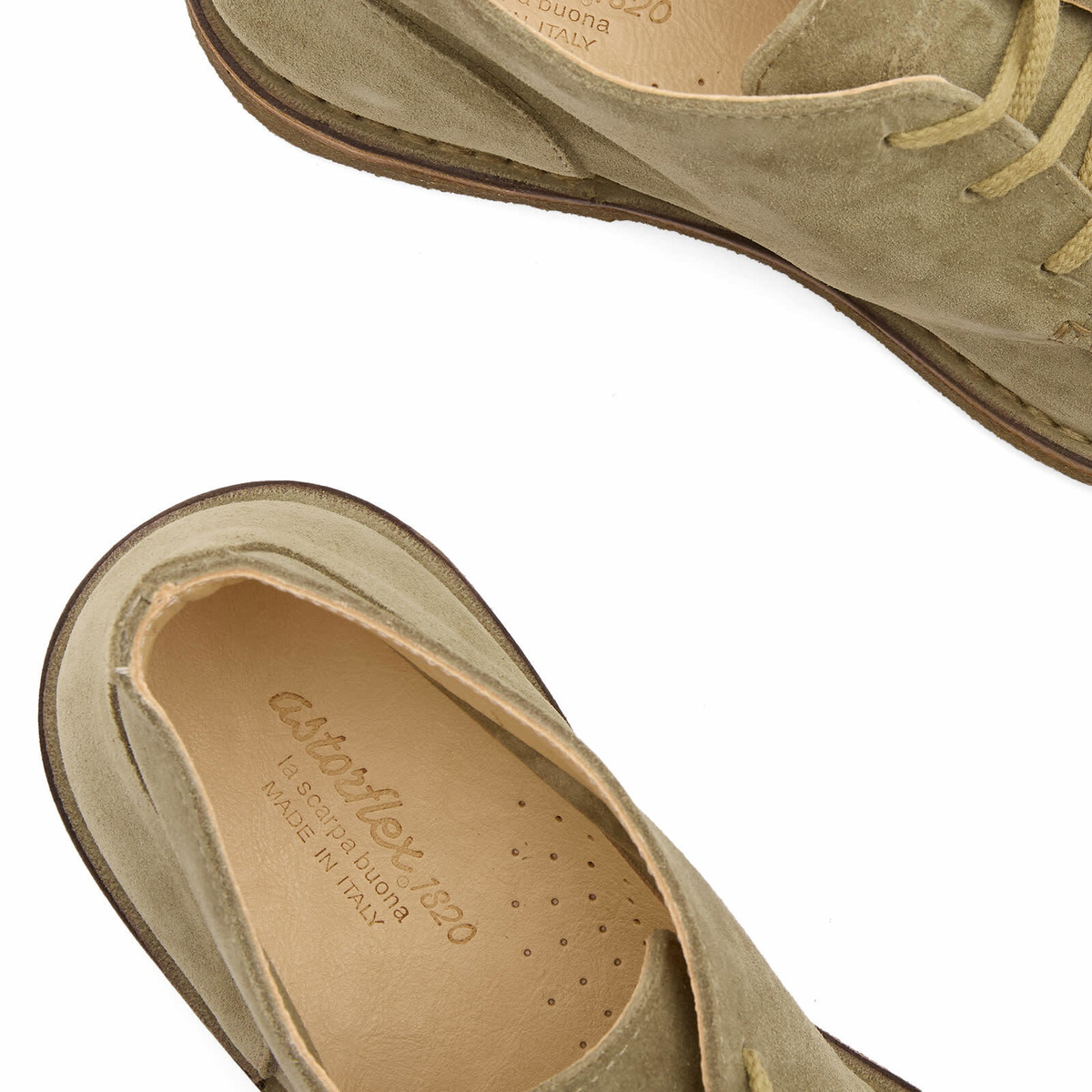 Astorflex Men's Deukeflex Suede Boots in Stone