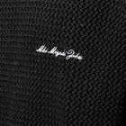 MKI Men's Loose Gauge Knit Jumper in Black