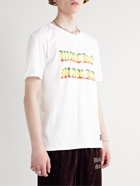 Wacko Maria - Logo-Print Cotton-Jersey T-Shirt - White