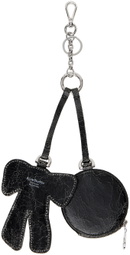 Acne Studios Black Coin Wallet & Bow Mirror Keychain