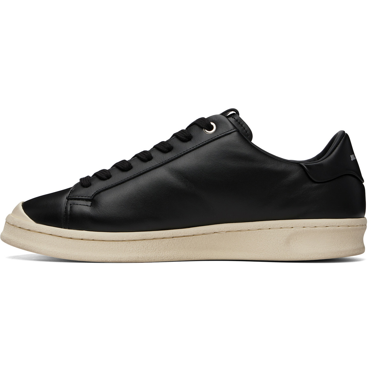 Jil Sander Black Leather Sneakers