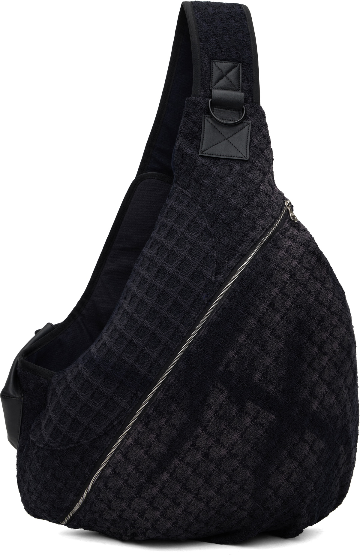 JiyongKim Navy Sun-Bleached Sling Bag