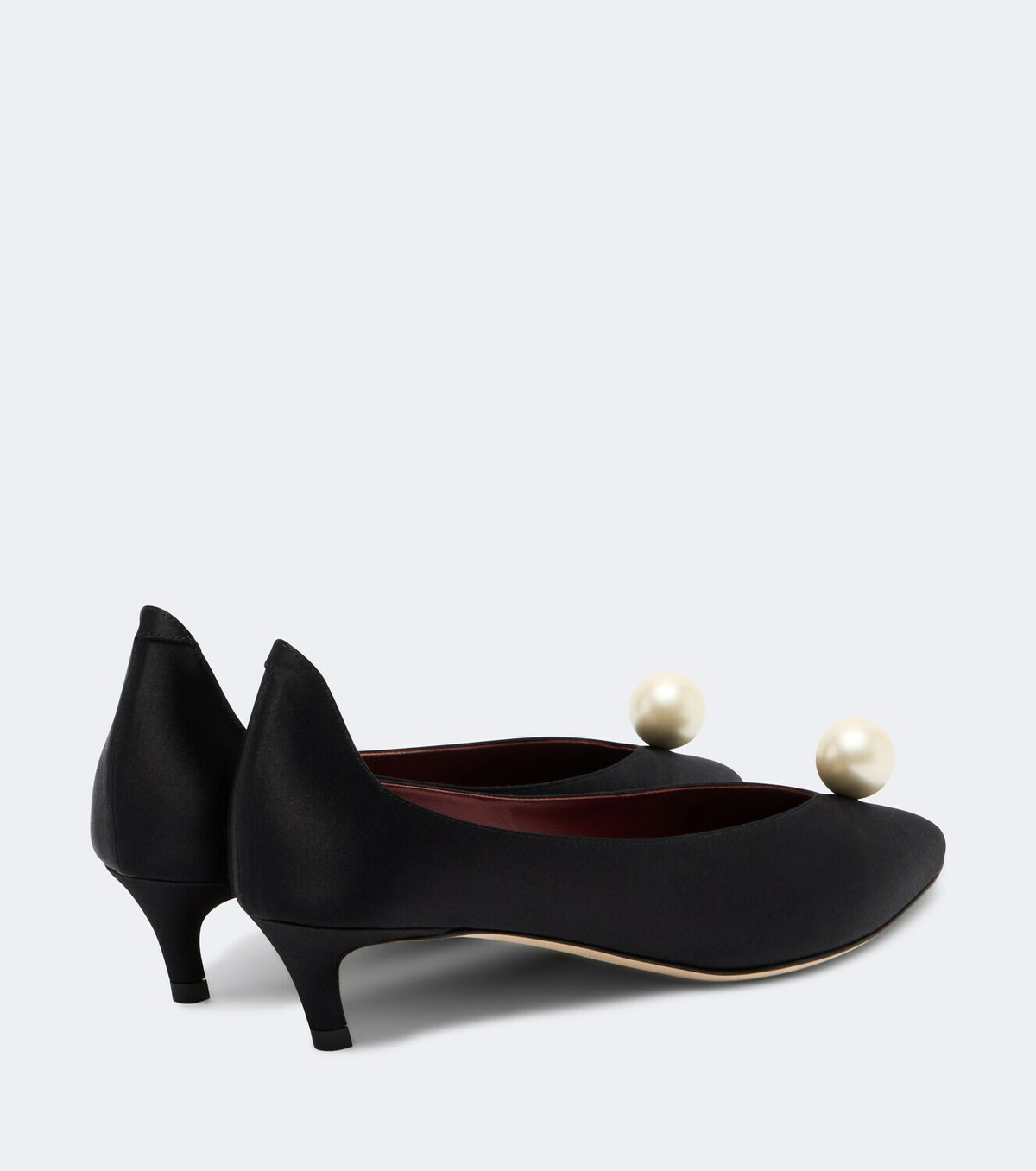 Magda Butrym Embellished satin pumps