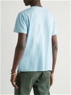 Velva Sheen - Slim-Fit Rolled Slub Cotton-Jersey T-Shirt - Blue