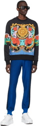 Versace Jeans Couture Black Sunflower Garland Sweatshirt