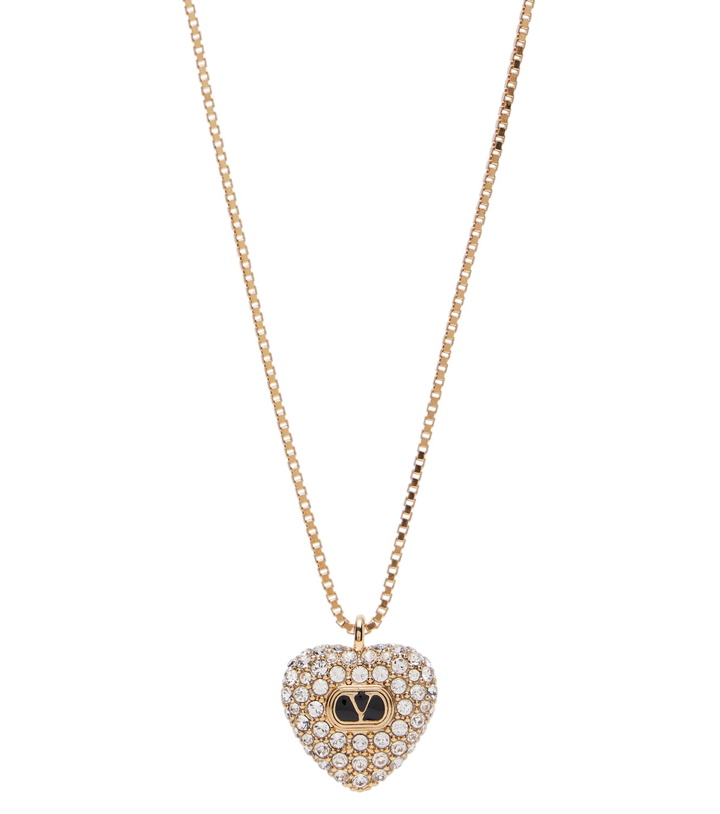 Photo: Valentino Cœur Royal embellished pendant necklace