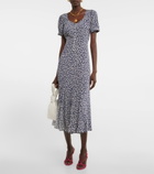 Polo Ralph Lauren - Floral puff-sleeve crêpe midi dress