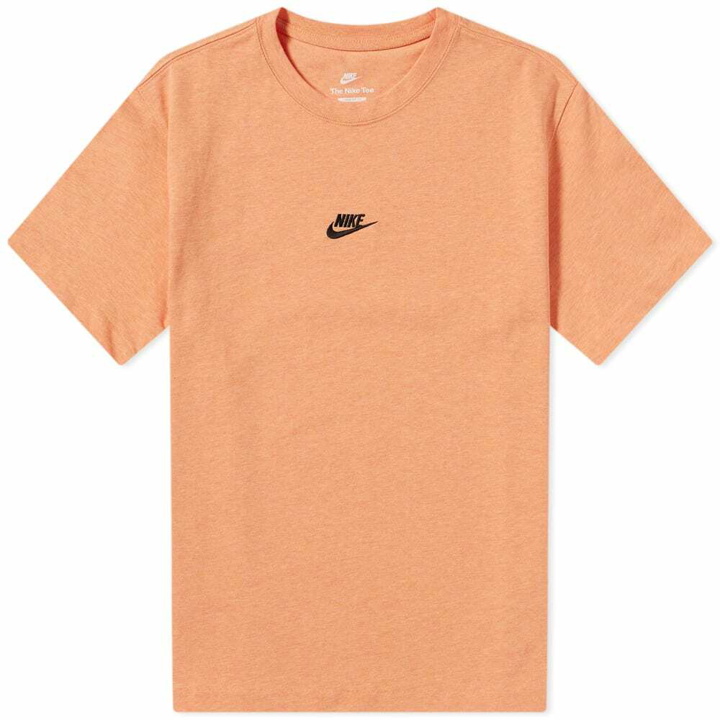 Photo: Nike Men's Premium Essential Boxy T-Shirt in Madder Root/Heather/Black