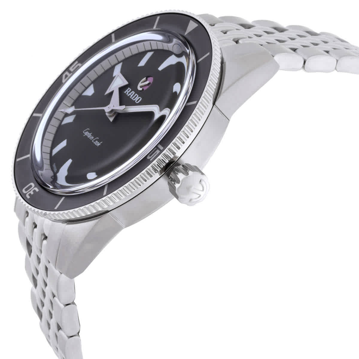 Rado Captain Cook Automatic Grey Dial Mens Watch R32505018