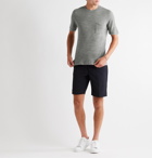 Incotex - Urban Traveller Slim-Fit Mélange Wool T-Shirt - Gray