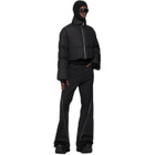 Rick Owens Moncler + Rick Owens Black Cropped Cyclopic Down Jacket