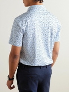 G/FORE - Floral-Print Tech-Jersey Golf Polo Shirt - White