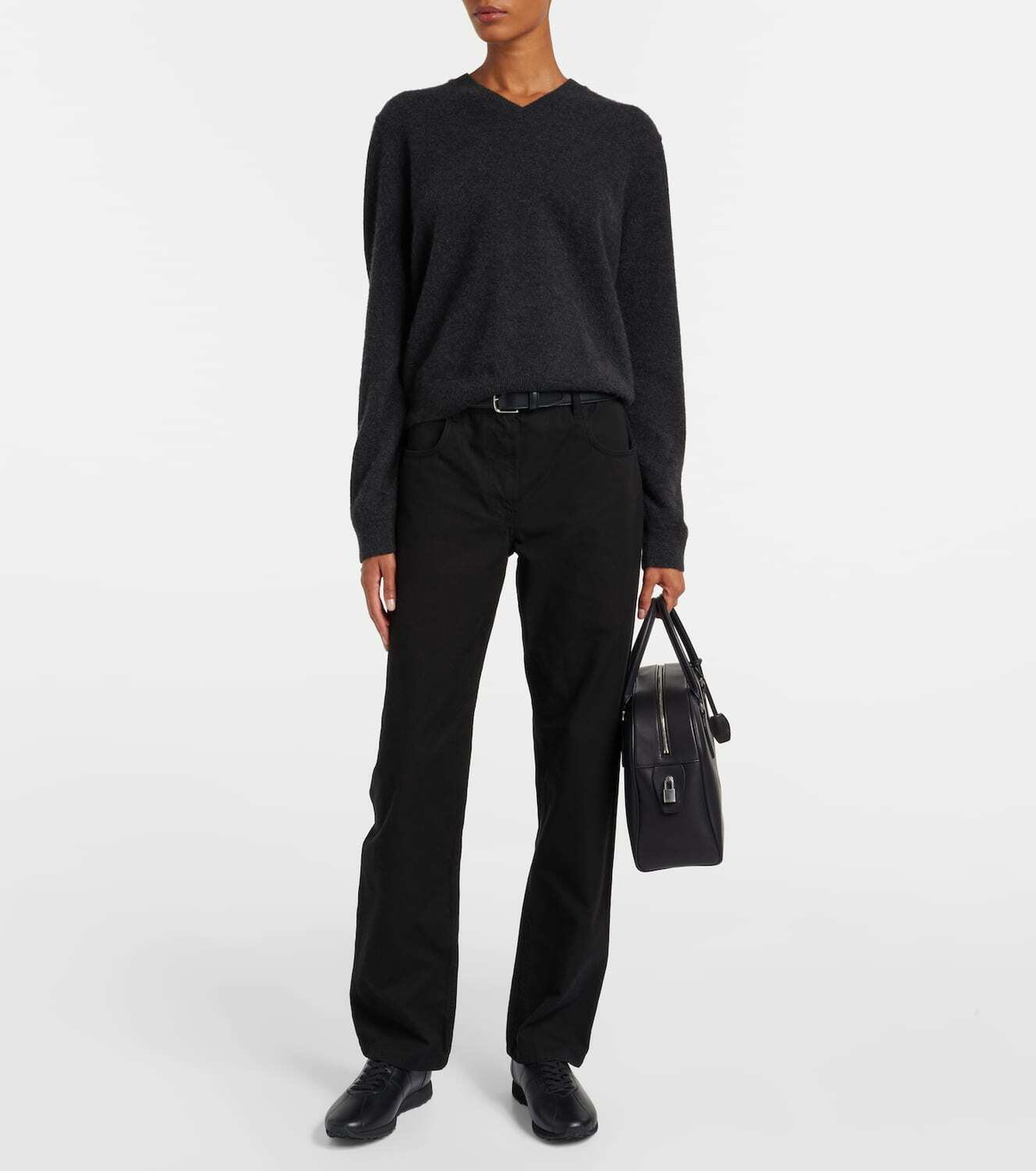 The Row Mica leather sneakers