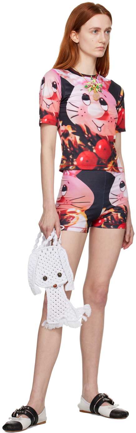 Chopova Lowena SSENSE Exclusive Multicolor Face Shorts