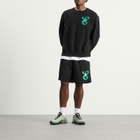 Champion for E by END. Crew Sweatshirt 'Emerald' in Black