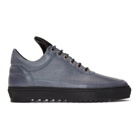 Filling Pieces Blue Thick Ripple Low Top Sneakers