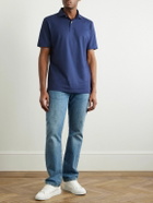 Peter Millar - Albatross Cotton-Blend Piqué Polo Shirt - Blue