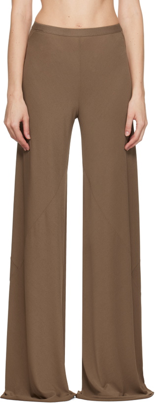 Photo: Rick Owens Lilies Tan Porterville Farrah Bias Lounge Pants