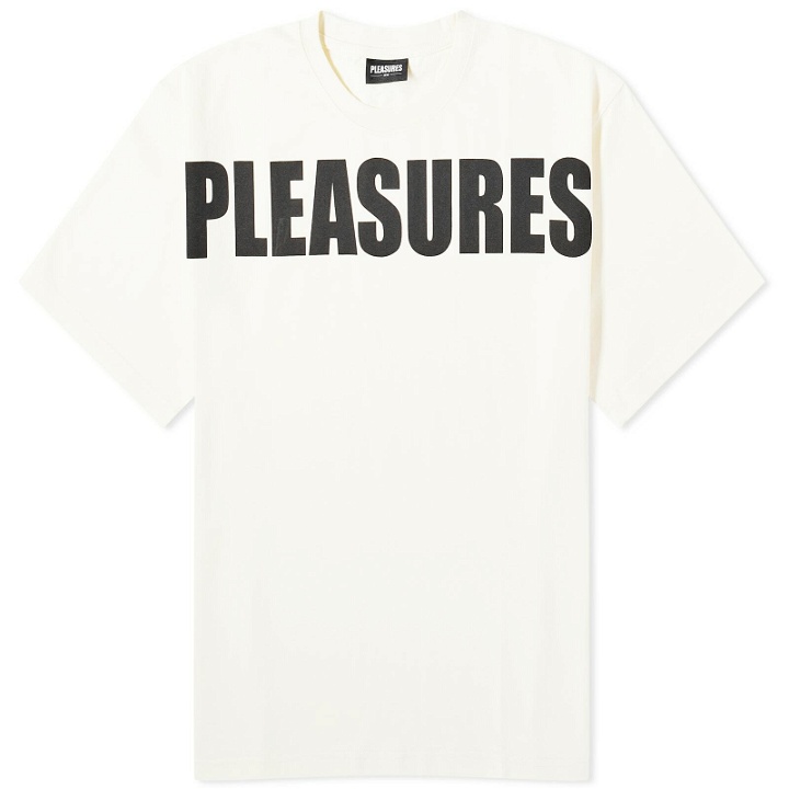 Photo: Pleasures Men's Expand Heavyweight T-Shirt in Off White