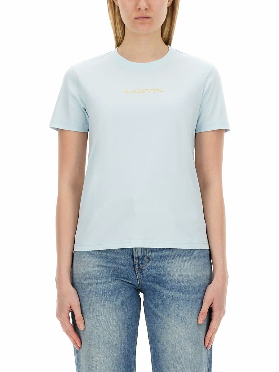 Lanvin Gallery Dept SS22 Striped Paint Splatter T-Shirt