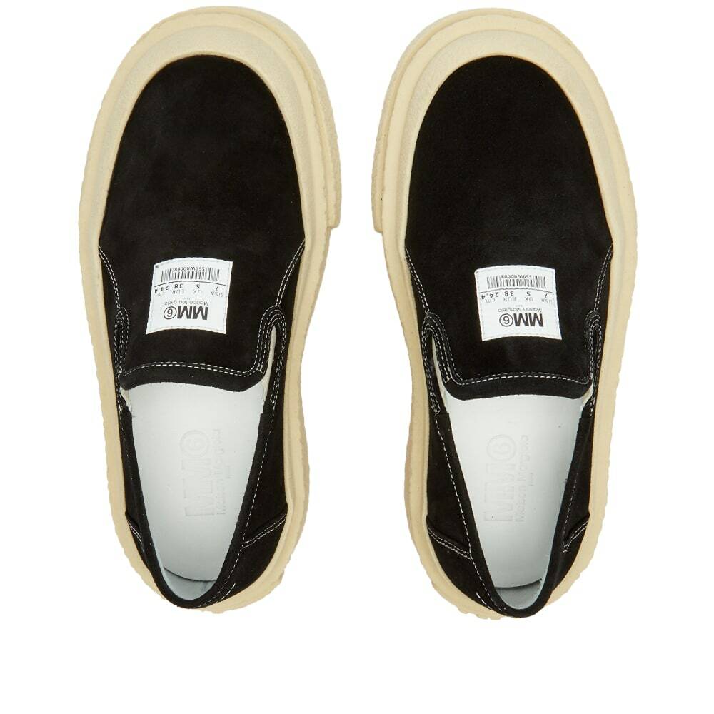 MM6 Maison Margiela Women's Slide On Platform Sneakers in Black MM6 ...