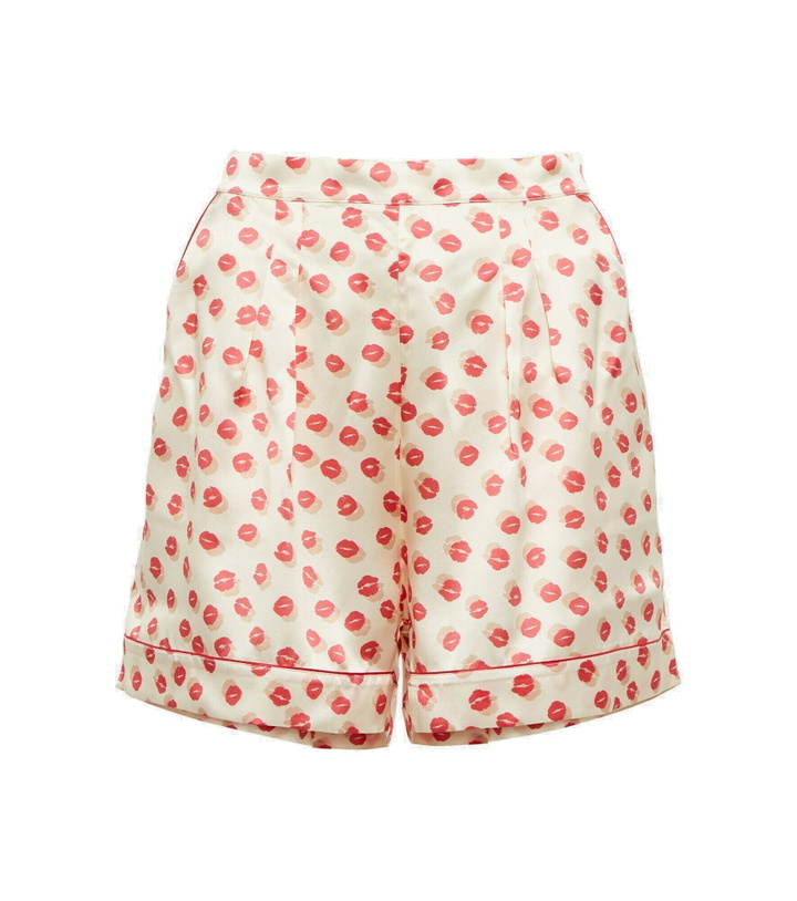 Photo: Eres - Capitaine printed silk satin shorts