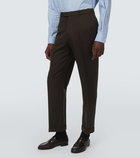 The Row Seth wool straight pants