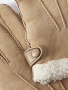 Loro Piana - Gabriel Shearling Gloves - Brown