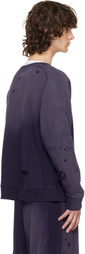 NEEDLES Purple Deconstructed Sweatshirt