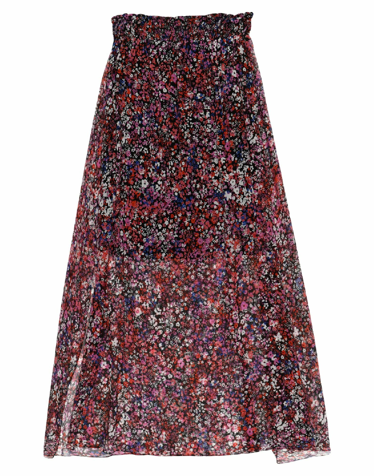 Maje Womens Maxi skirt in Black