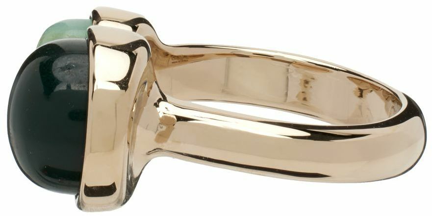 【激レア】✨️Chloe ring✨️クロエリング stone　GOLD CHLOÉ Gold-tone ring | NET-A-PORTER