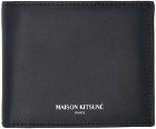 Maison Kitsuné Black Bifold Wallet
