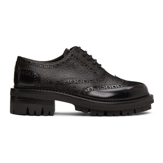 Photo: Dsquared2 Black Bobby Lace-Up Loafers