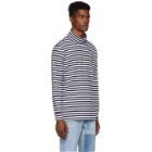 paa Navy and White Striped Turtleneck