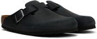 Birkenstock Black Regular Boston Clogs